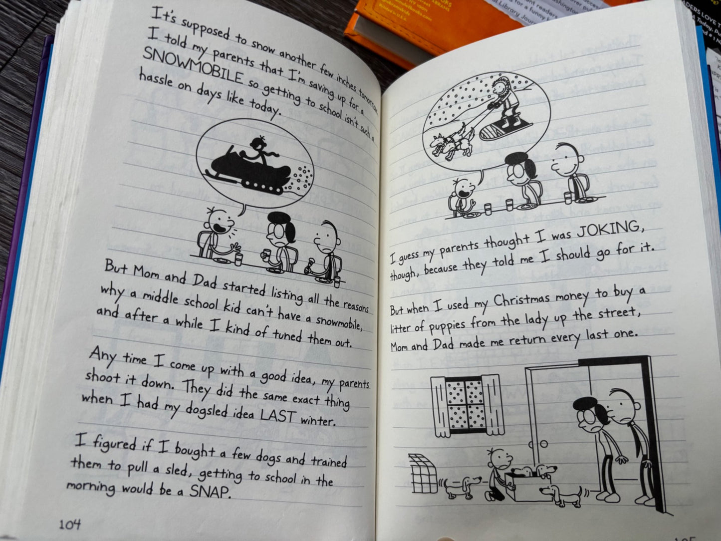 DIARY OF A WIMPY KID by Jeff Kinney graphic novel series, books 1-16 Retails approx $240