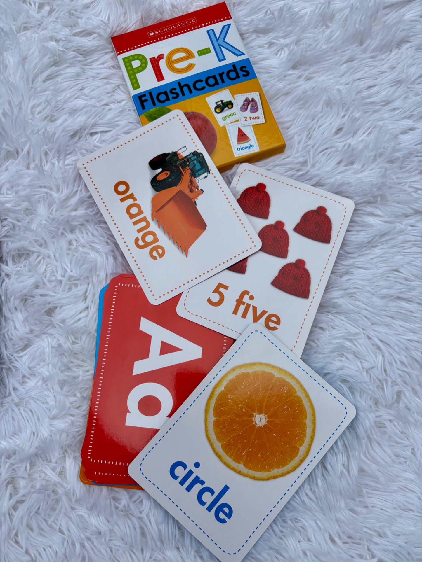 Scholastic ABC and Preschool flash cards - 2 sets