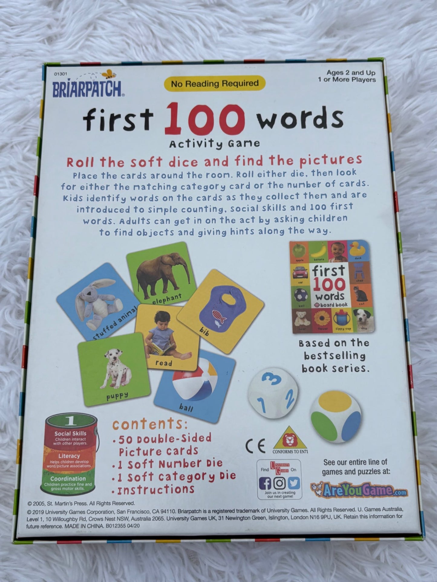 Briarpatch 1st 100 words game