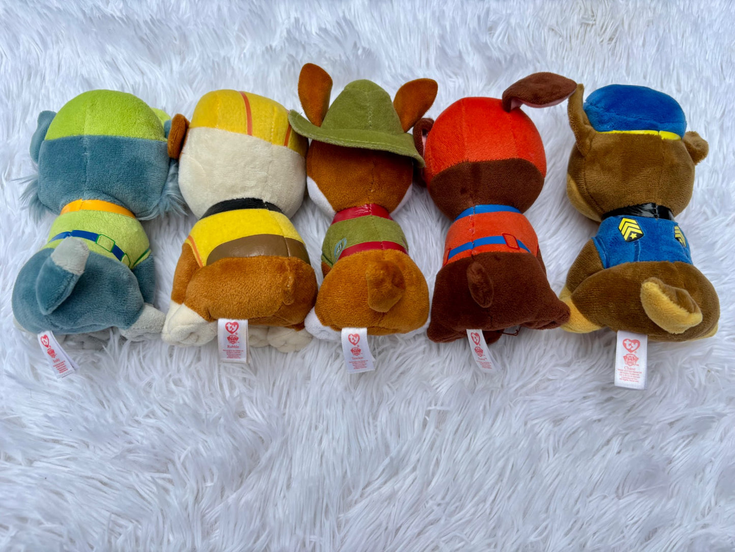 PAW PATROL ty beanies - set of 5