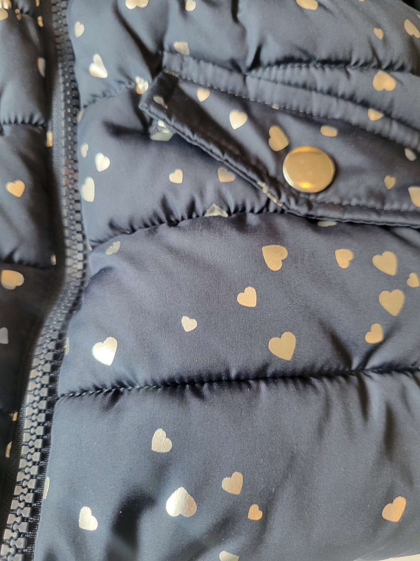 Blue Hearts Girl Winter Coat (12-18 Months), Kids 18 Month (12-18M)