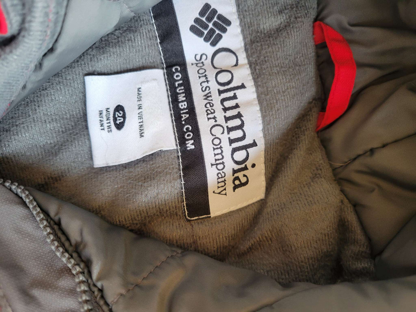 Red Columbia 2 Piece Snow Suit (Size 24 Months), Kids 24 Month (18-24M)