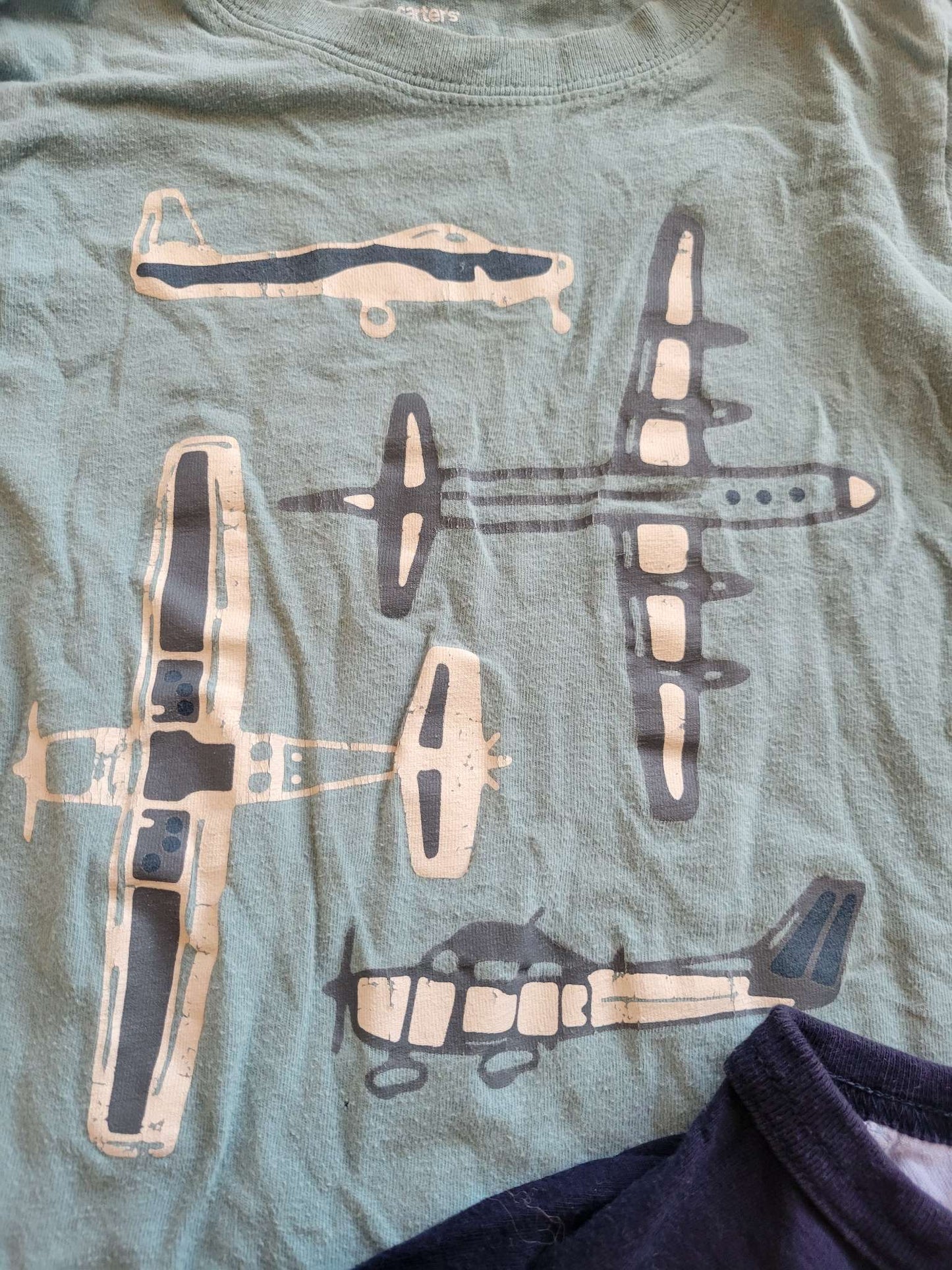 3 Long Sleeve Shirts (3T) - Airplanes, Science and Double Decker Bus, Kids 3T