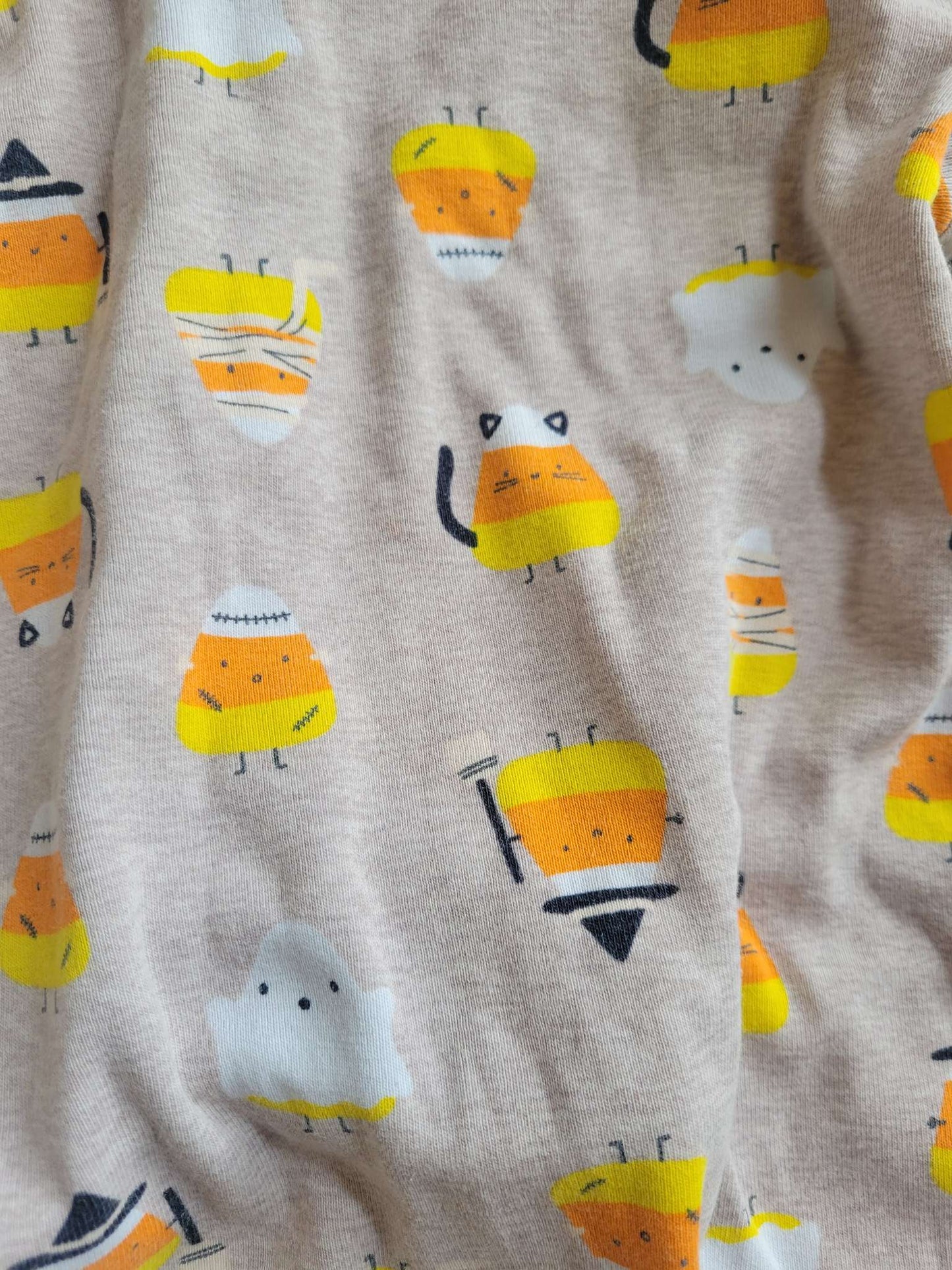 Halloween Pjs - Candy Corn Cats & Ghosts (5T), Kids 5/5T (extra small)