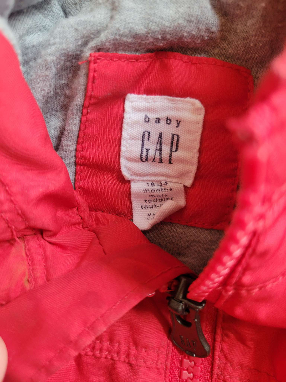 Red Gap Coat (18-24 months), Kids 24 Month (18-24M)