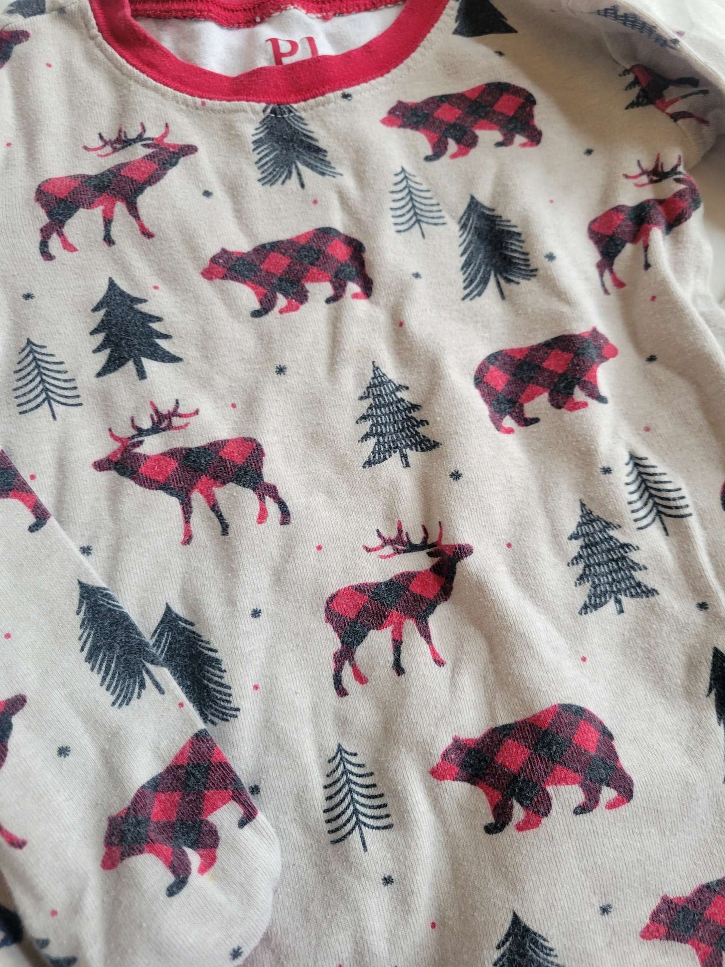 2 Sets of PJs - Canoe/Campfire & Moose/Bears (4T) , Kids 4/4T