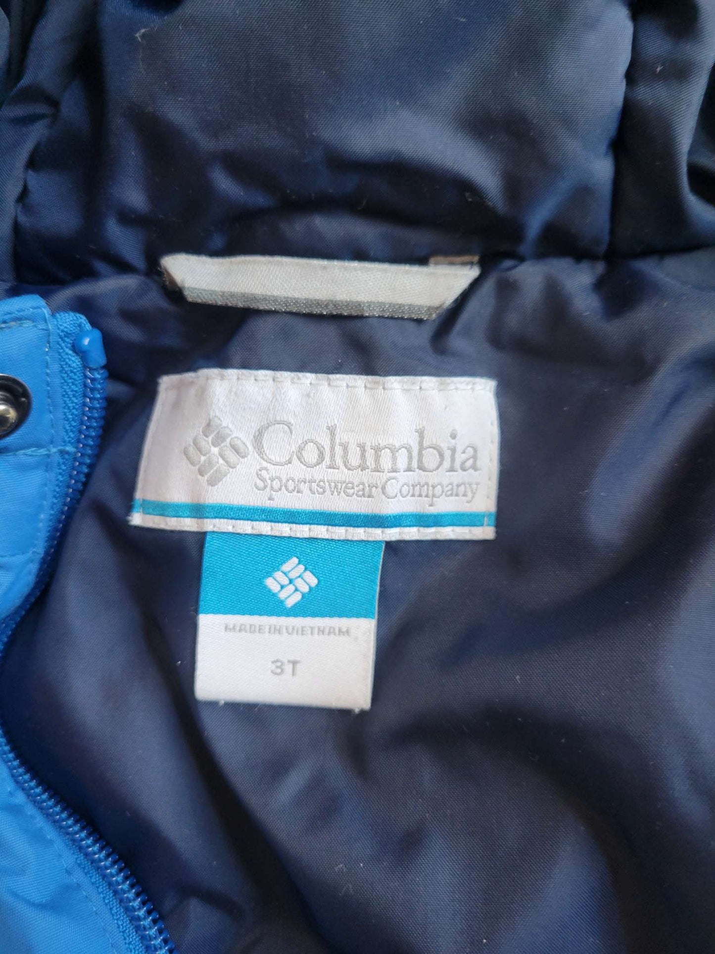 Blue Columbia Winter Coat - 3T , Kids 3T