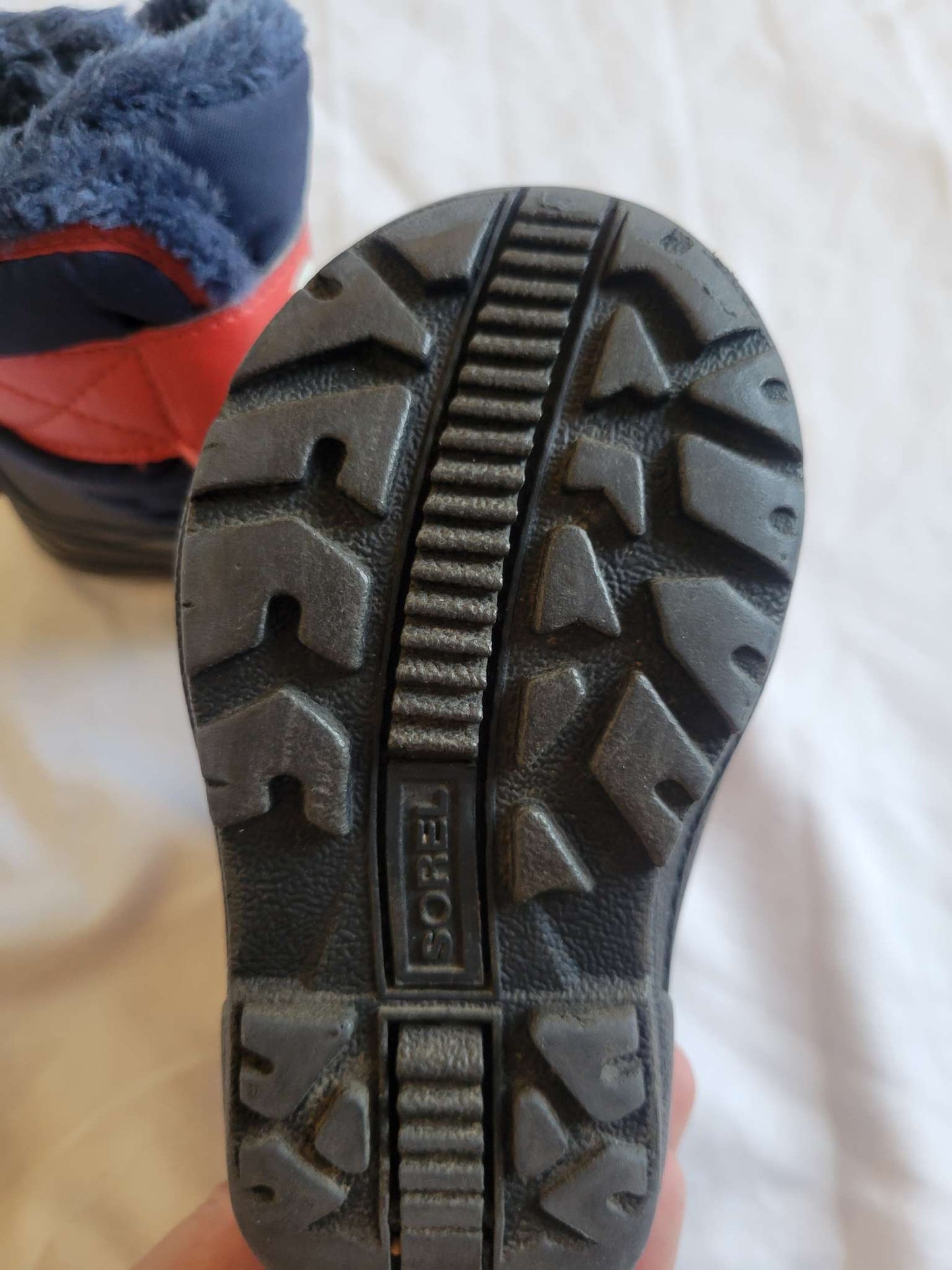 Sorel Winter Boots - Blue/Red (Size 7) , Shoes 7 (Walkers:12-24 mth)