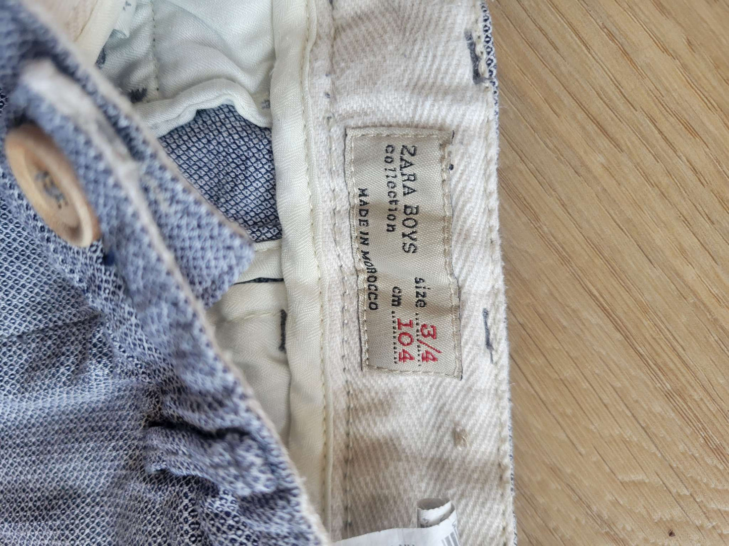 2 Shorts - Zara Blue Shorts / Colourful Shorts Gap, Kids 3T