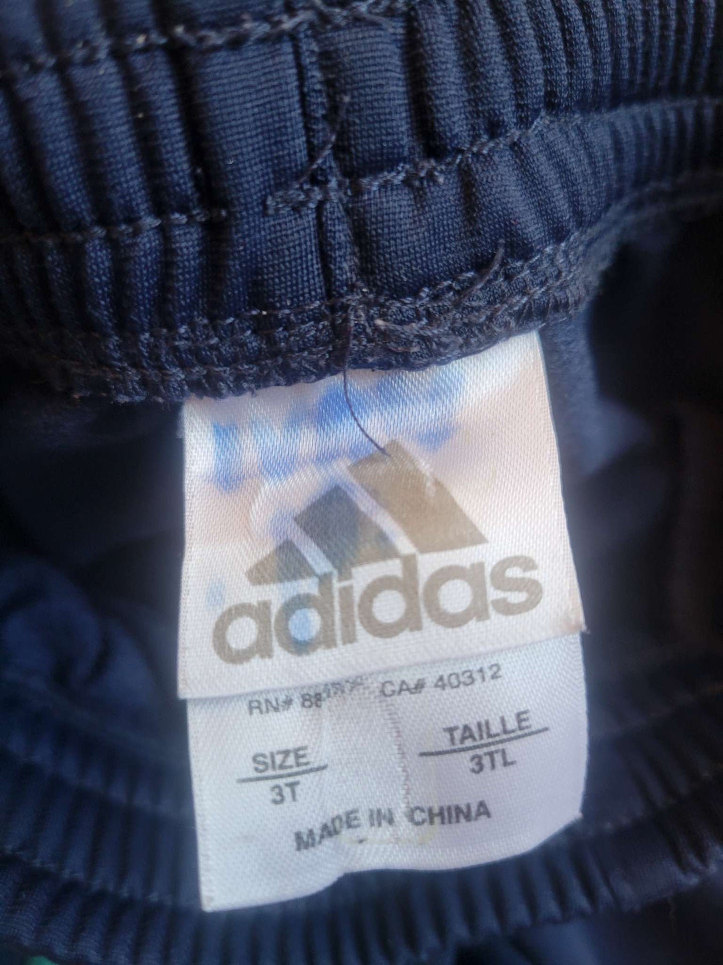 2 Pants - Blue Adidas pants & Blue Navy SweatPants (3T), Kids 3T