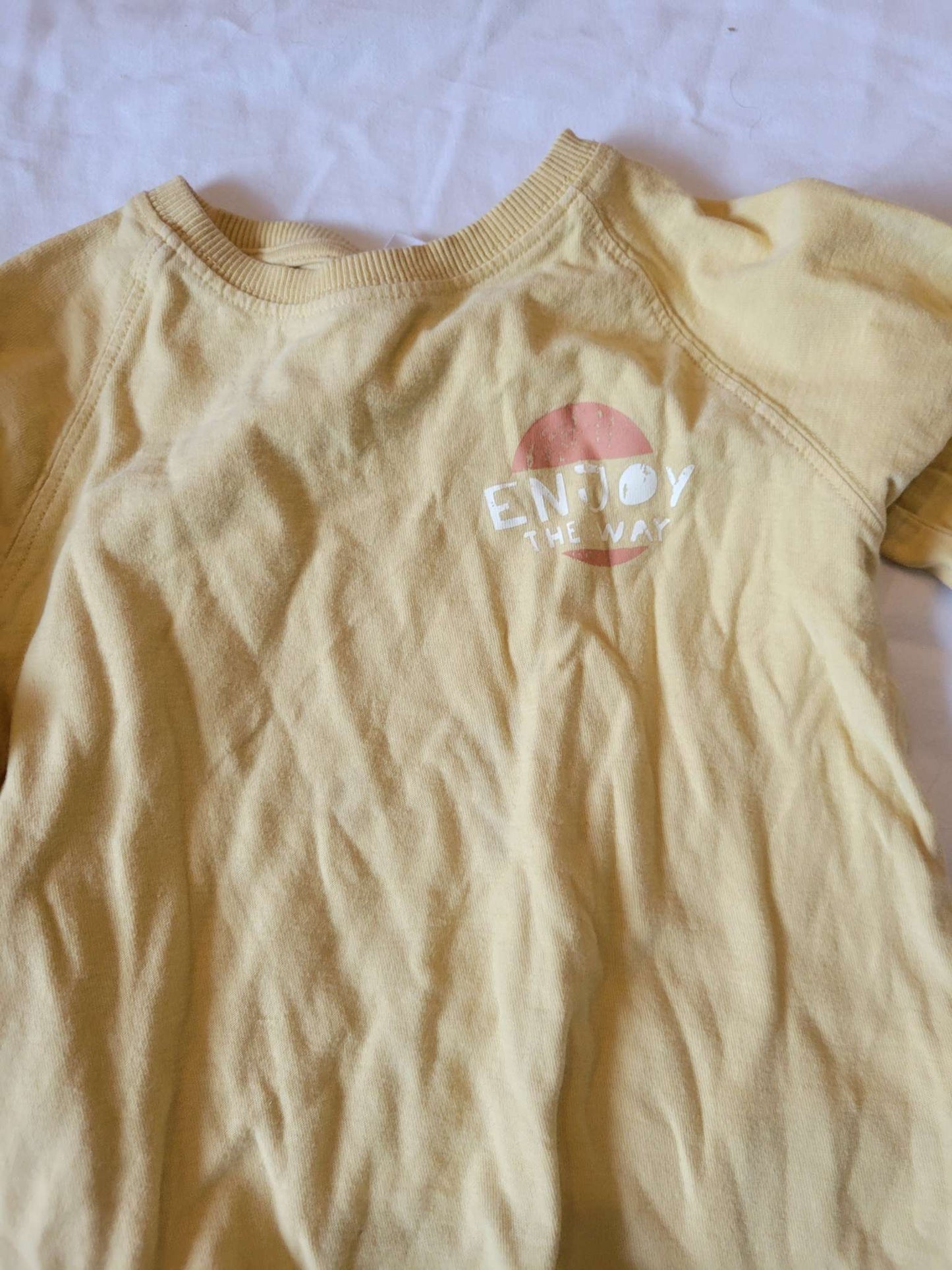 2 Zara Shirts - Crayons & Yellow Long Sleeve - Size 2/3, Kids 2T