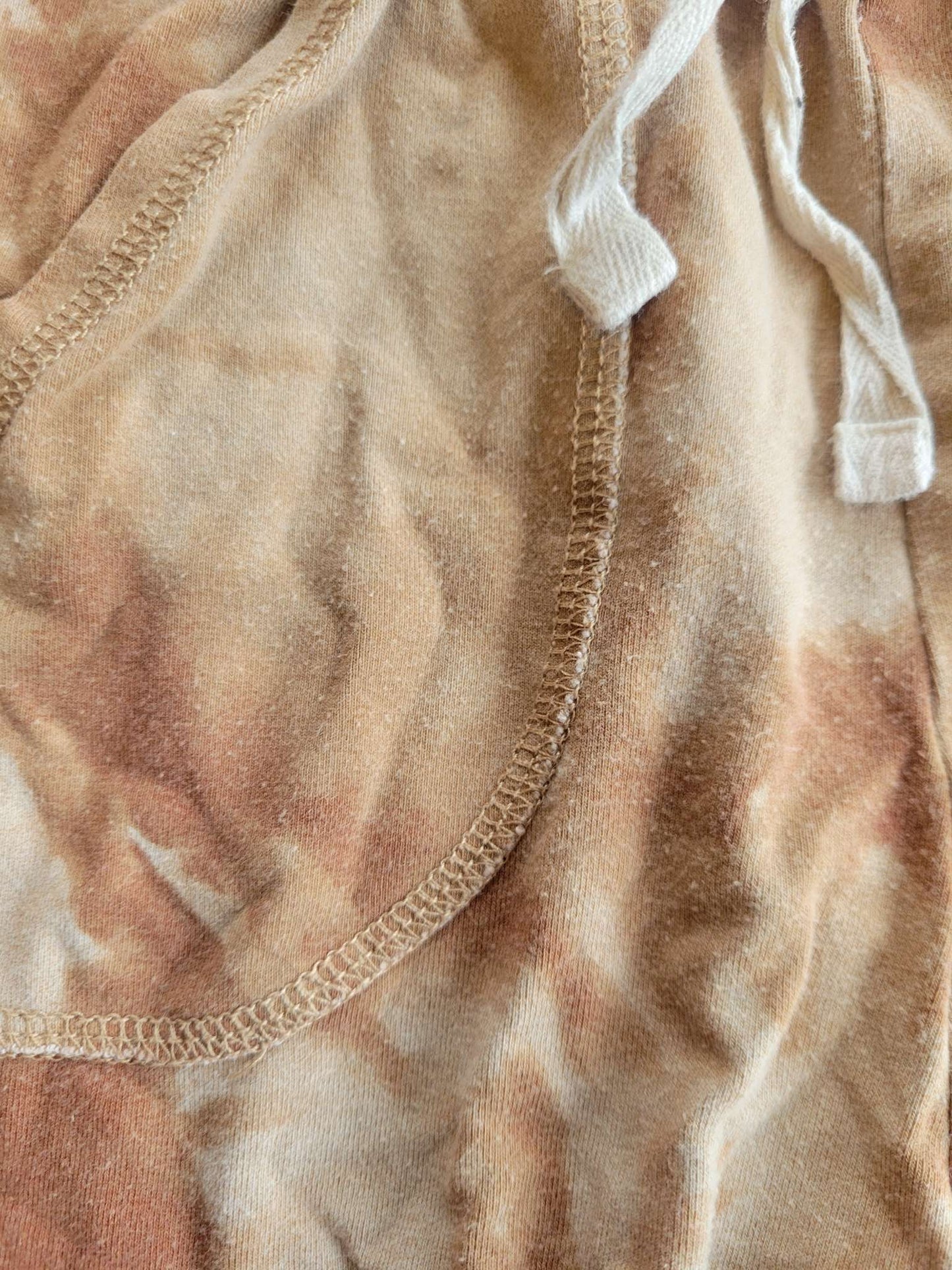 Jax and Lennon - Tie Die Brown Rust Shorts with pockets - size 2/3 (Small Shop), Kids 2T