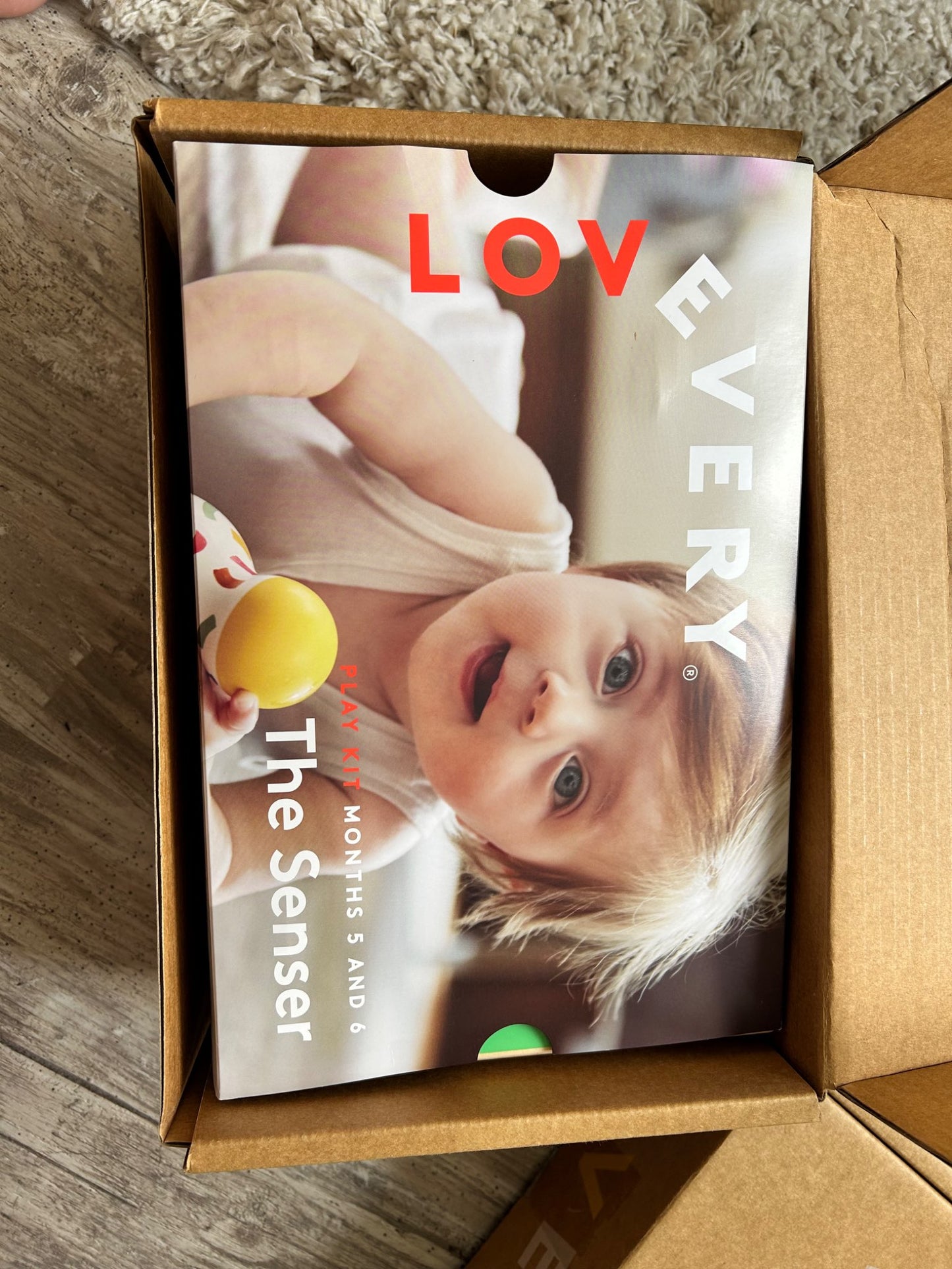 Lovevery Senser ages 5-6 months playkit - regular $110!