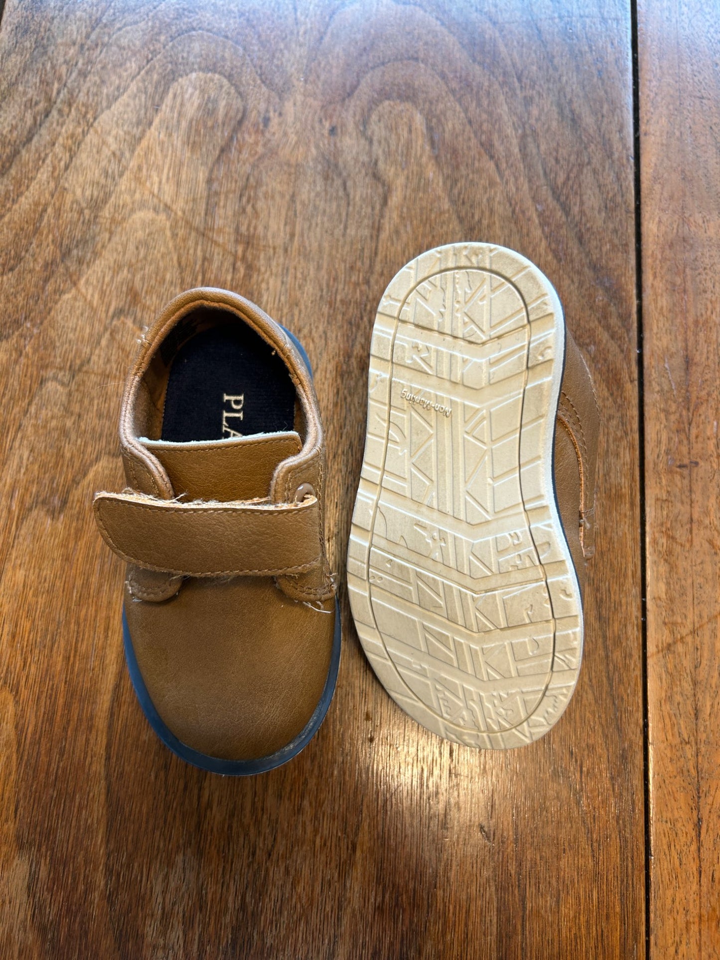 Tan dress shoes, boys, size 5, Shoes 5 (Walkers:12-24 mth)