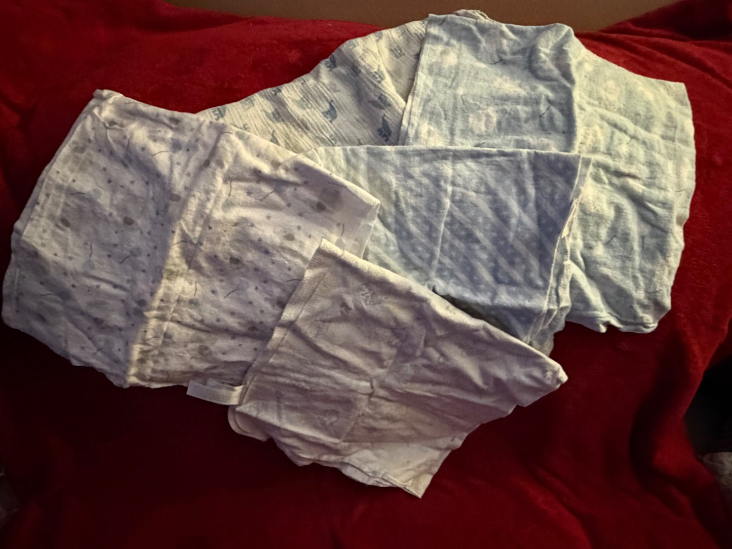 Elephant Themed Swaddle + Receiving Blanket Bundle