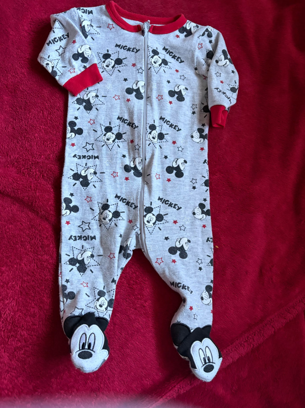 3pc 6m Patterned Sleeper Bundle , Kids 6 Month (3-6M)