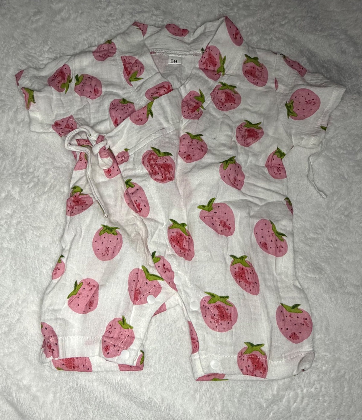 2pc Mixed 0-3m Bundle - Robe and Onesie, Kids 3 Month (0-3M)