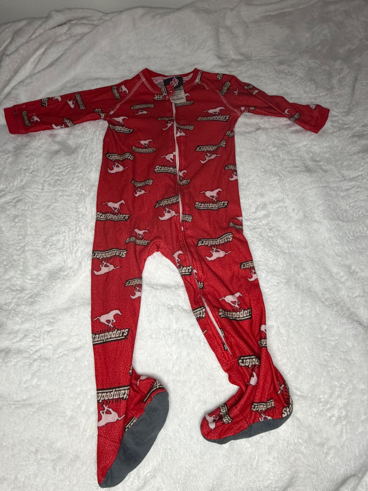 Calgary Stampeders Sleeper 18m, Kids 18 Month (12-18M)