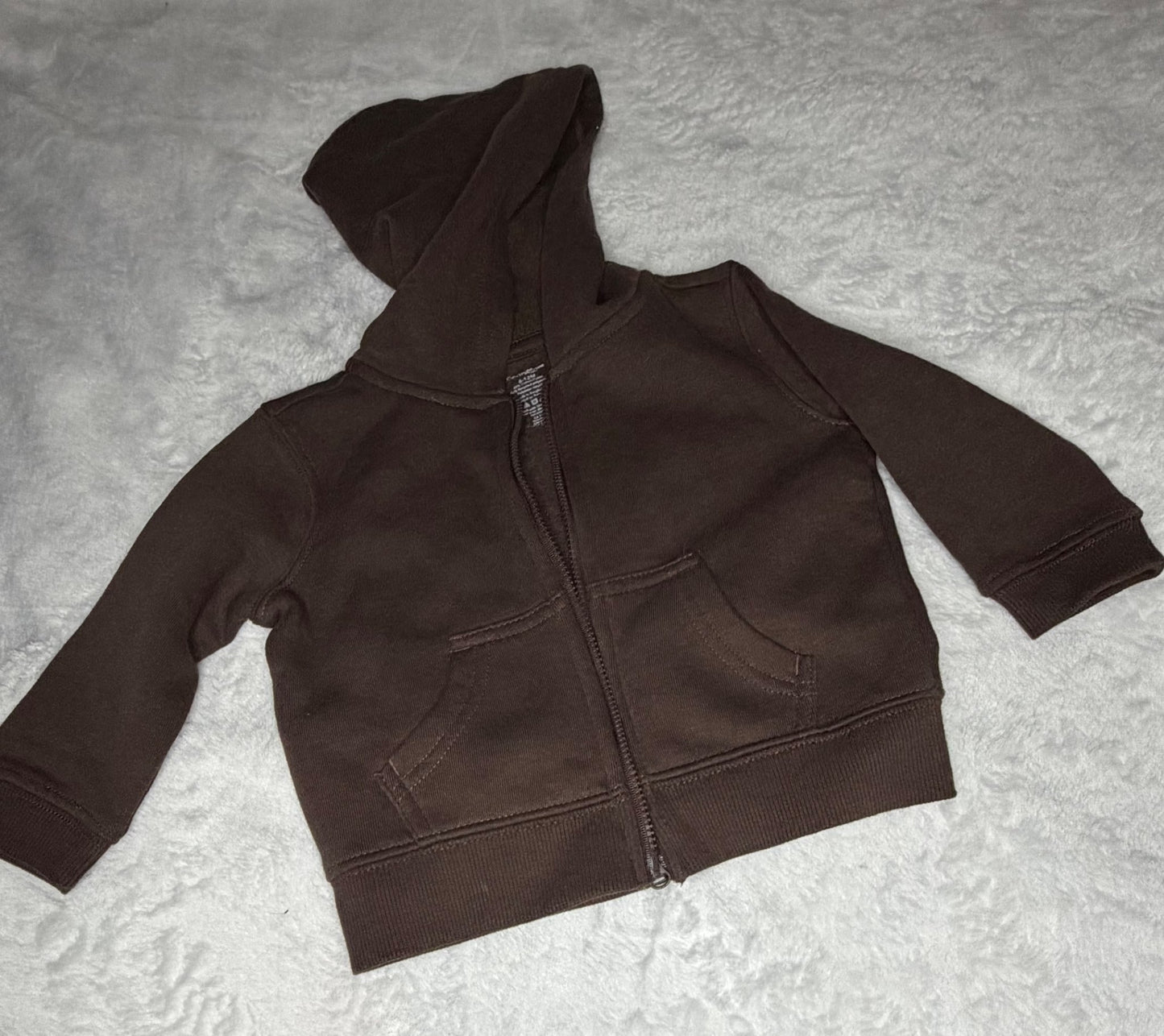 George 6-12m Zippered Hoodie , Kids 9 Month (6-9M)