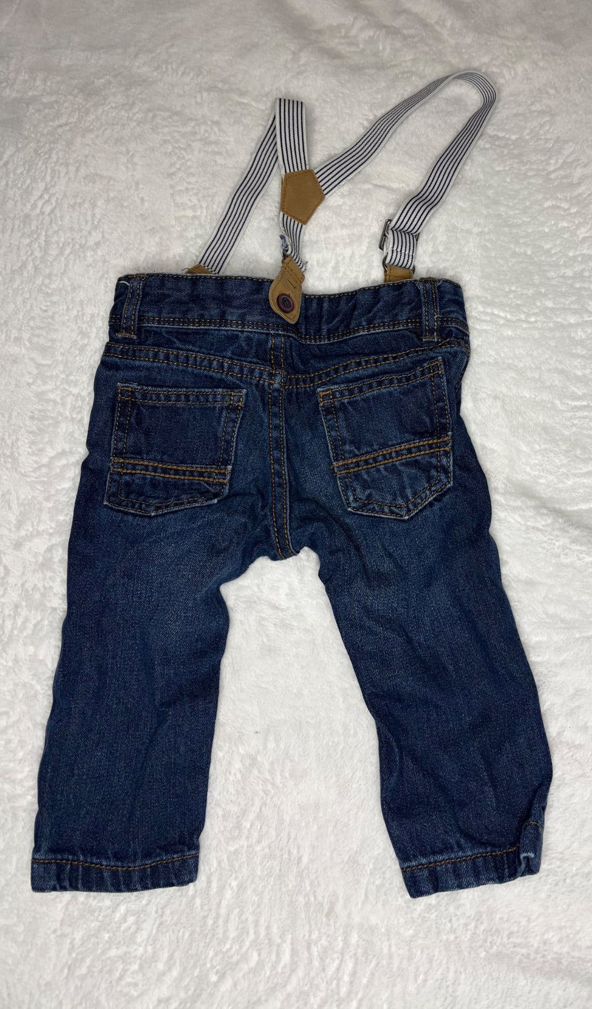 3pc Pants with Suspenders Bundle 9m, Kids 9 Month (6-9M)
