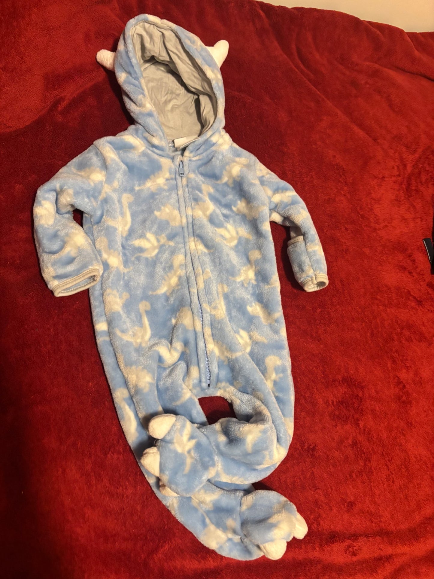 Dinosaur Snow Suit 0-6M , Kids 3 Month (0-3M)
