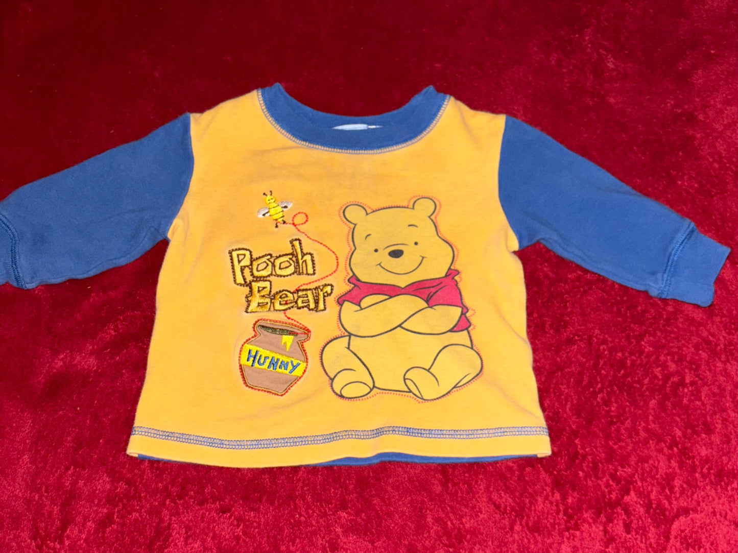 2pc Winnie the Pooh PJ Set, Kids 6 Month (3-6M)