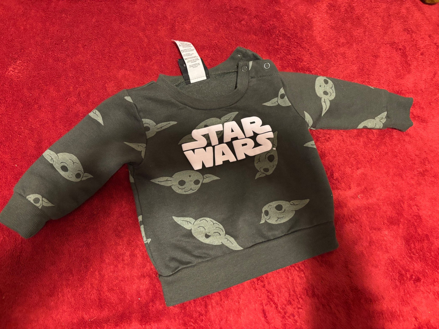 Star Wars - Yoda Sweat Suit, Kids 6 Month (3-6M)