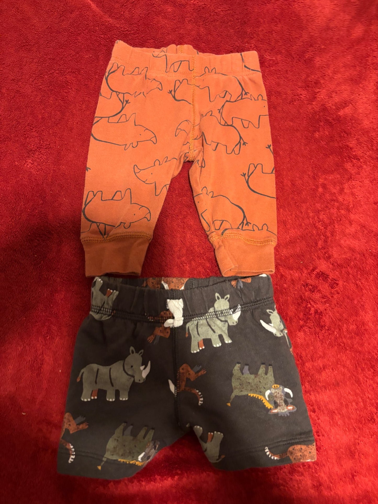3pc Short, Pants, Shirt Rhino Set! , Kids 6 Month (3-6M)