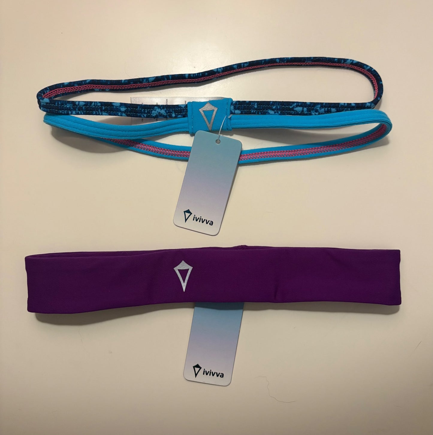 Ivivva headband bundle- purple & blue- new with tags