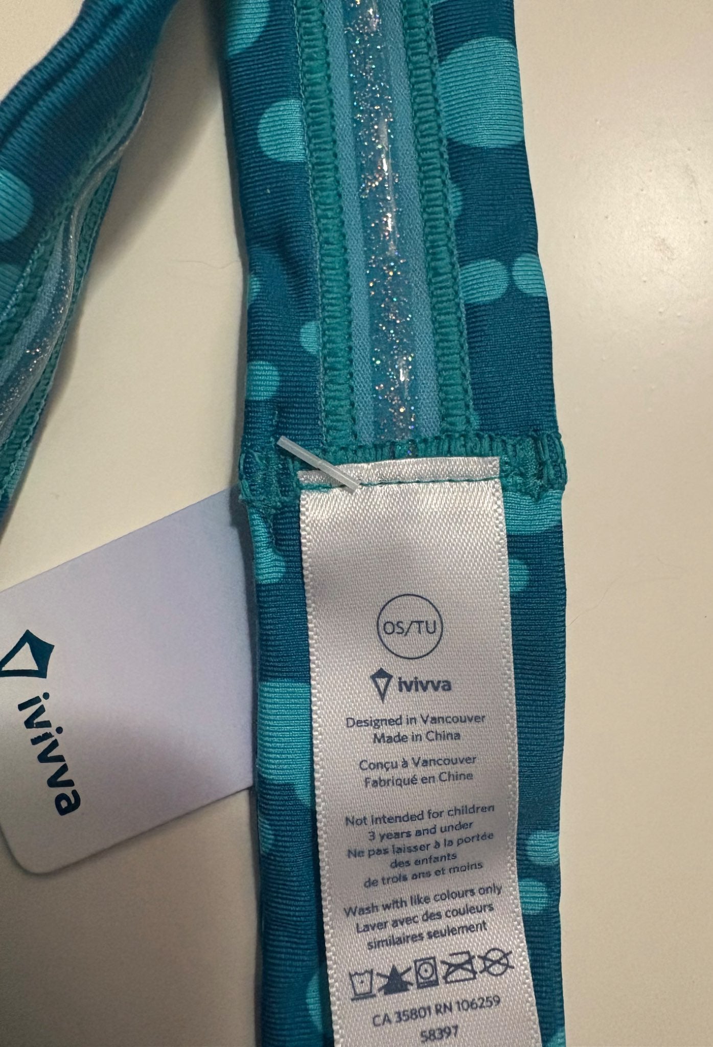 Ivivva headband bundle- pink/blue & teal- new with tags