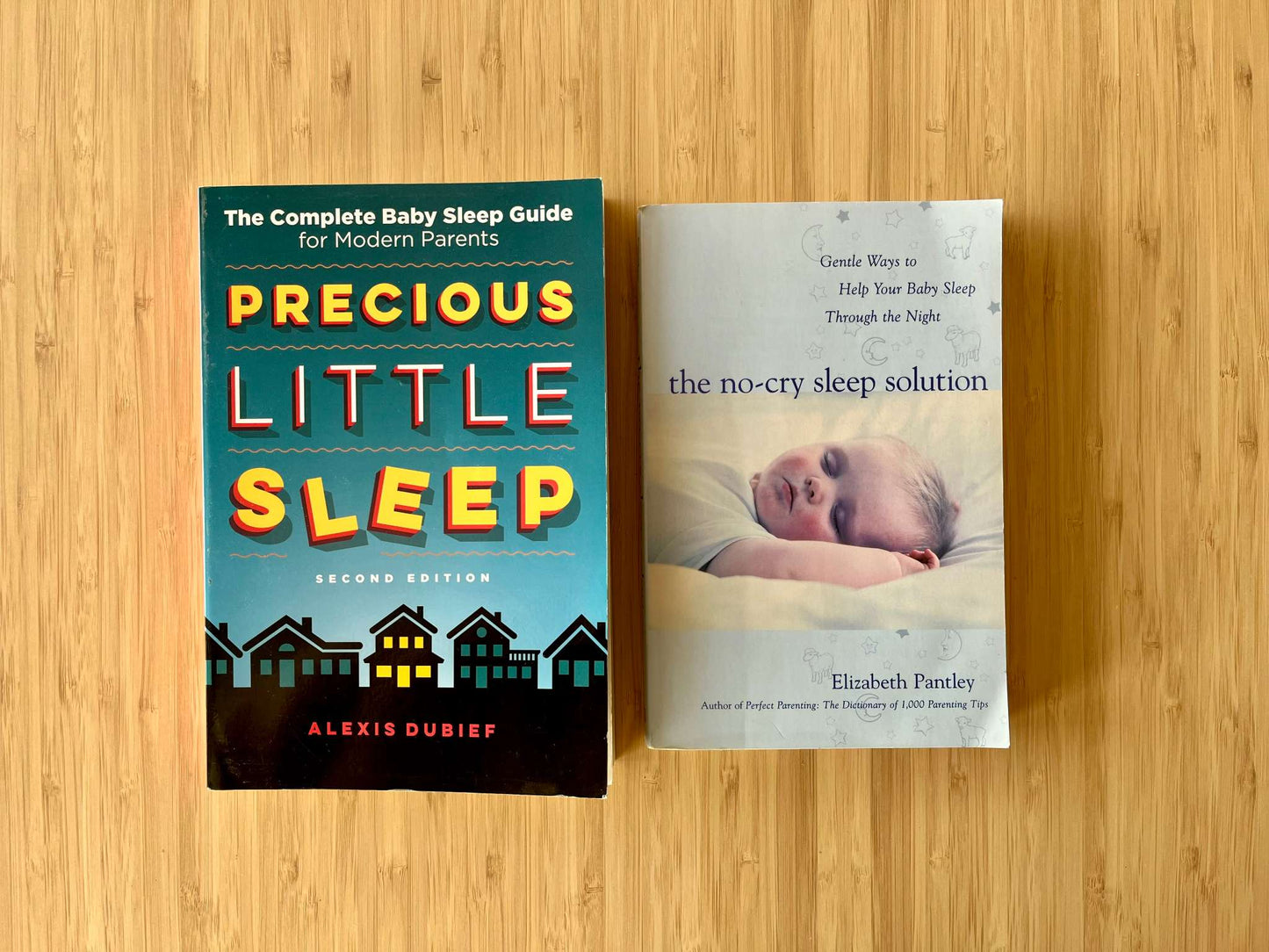 Sleep-related books Precious Little Sleep and The No-Cry Sleep Solution