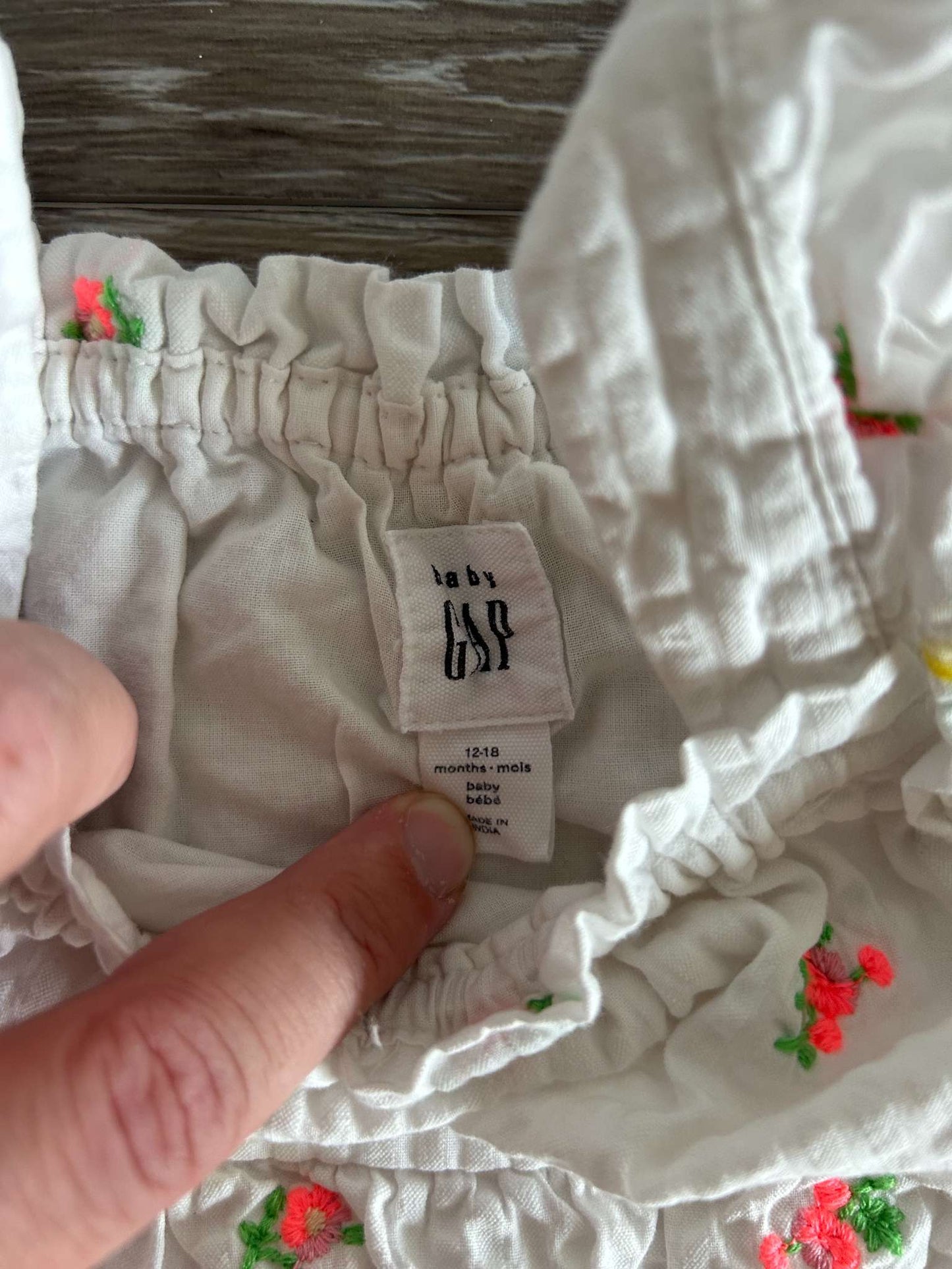 Baby GAP - White Dress and diaper cover - 12-18M, Kids 18 Month (12-18M)