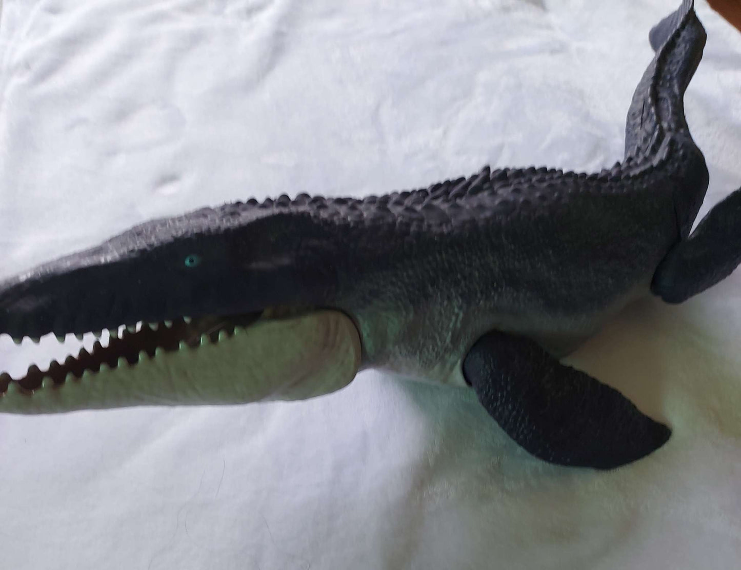 Large dinosaur toy (Mosausaurus)