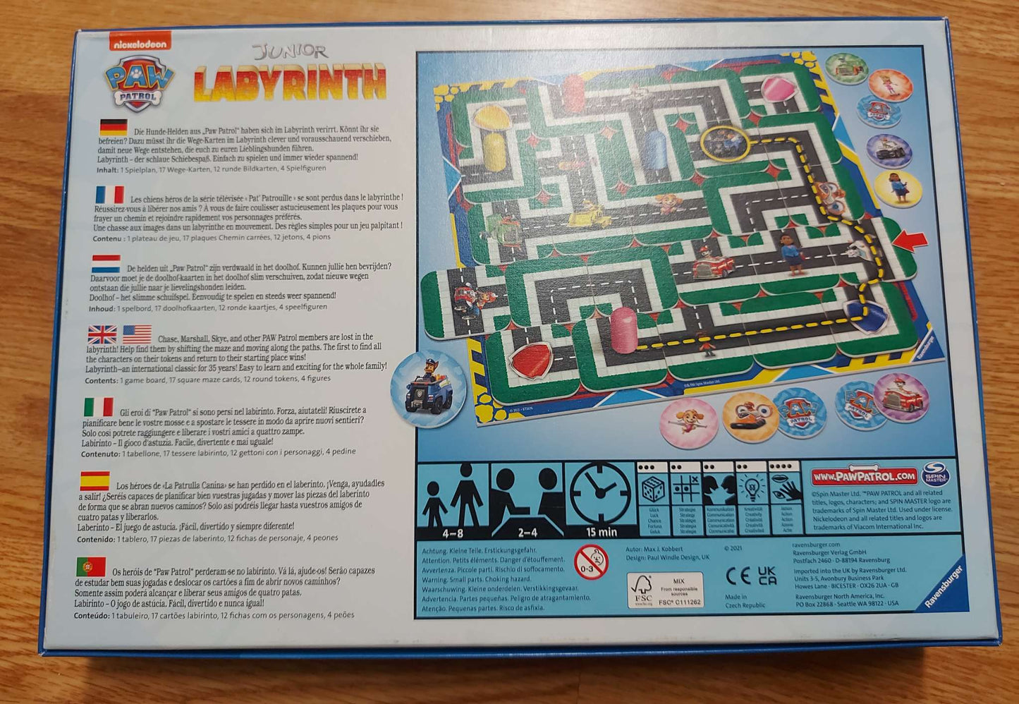 Paw Patrol - Labyrinth Board game