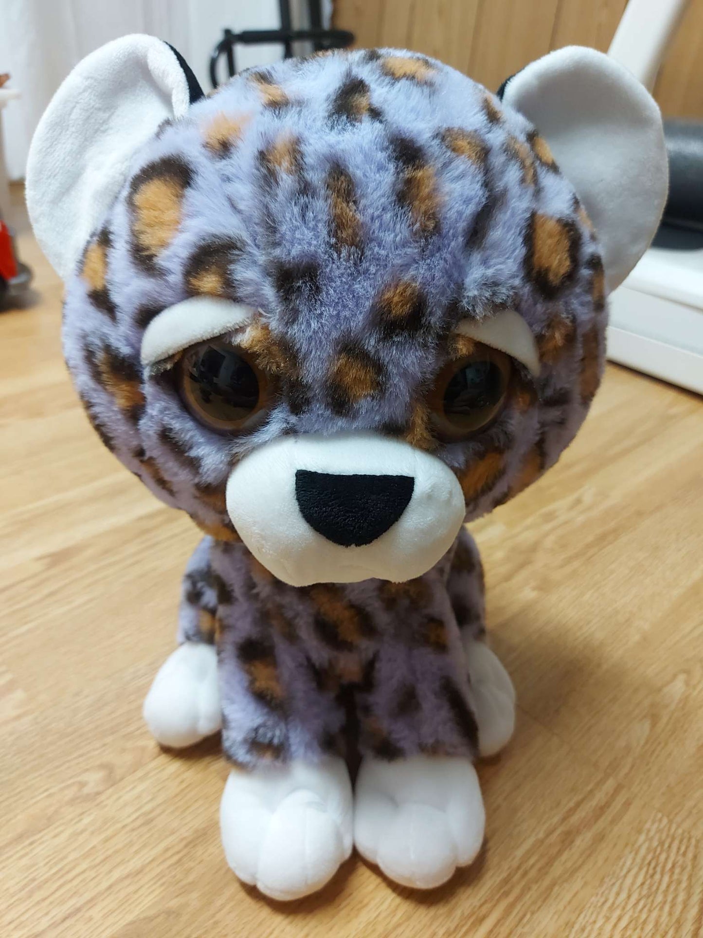 Stuffed animal Purple leopard print