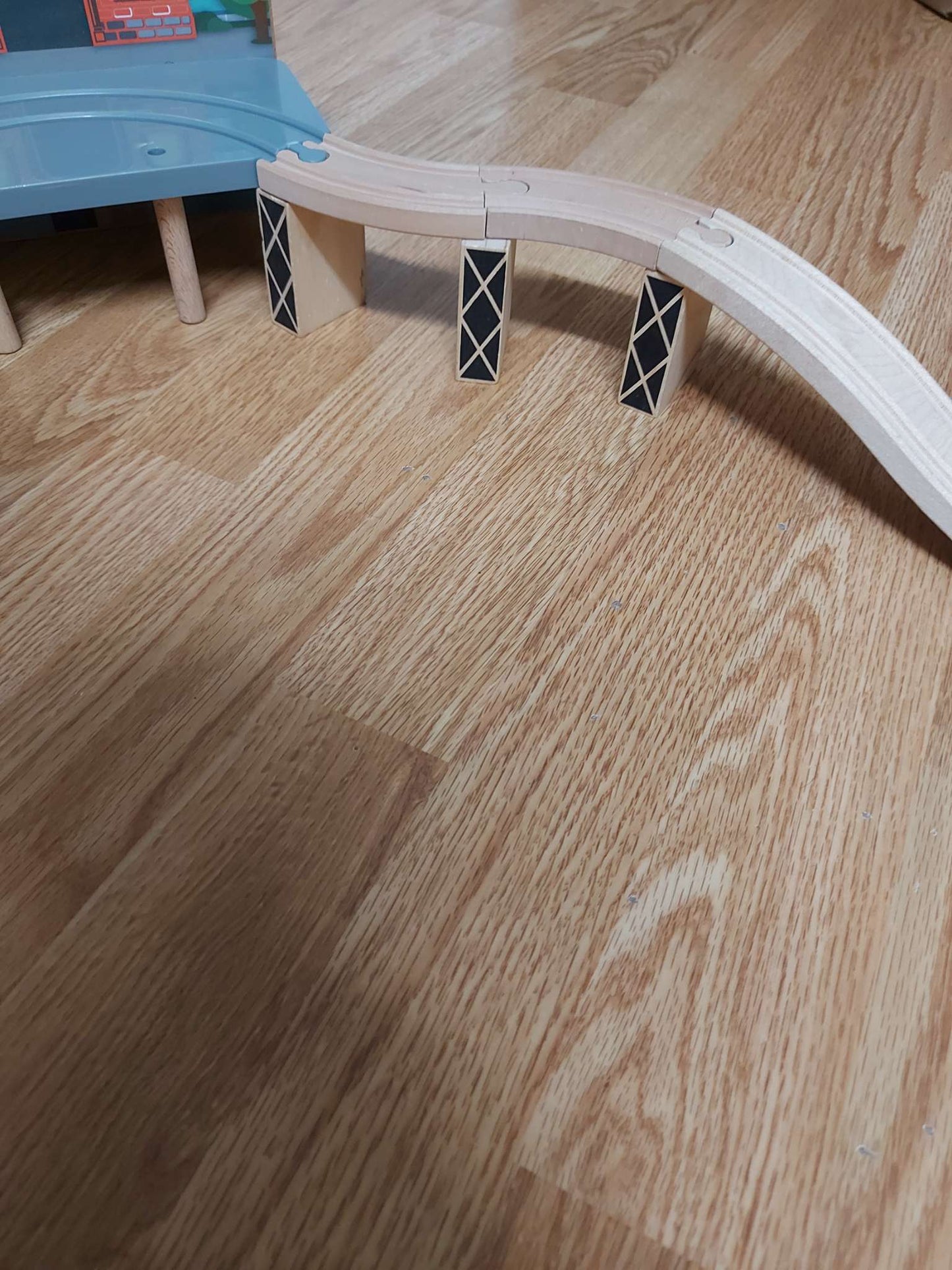 Wooden train set