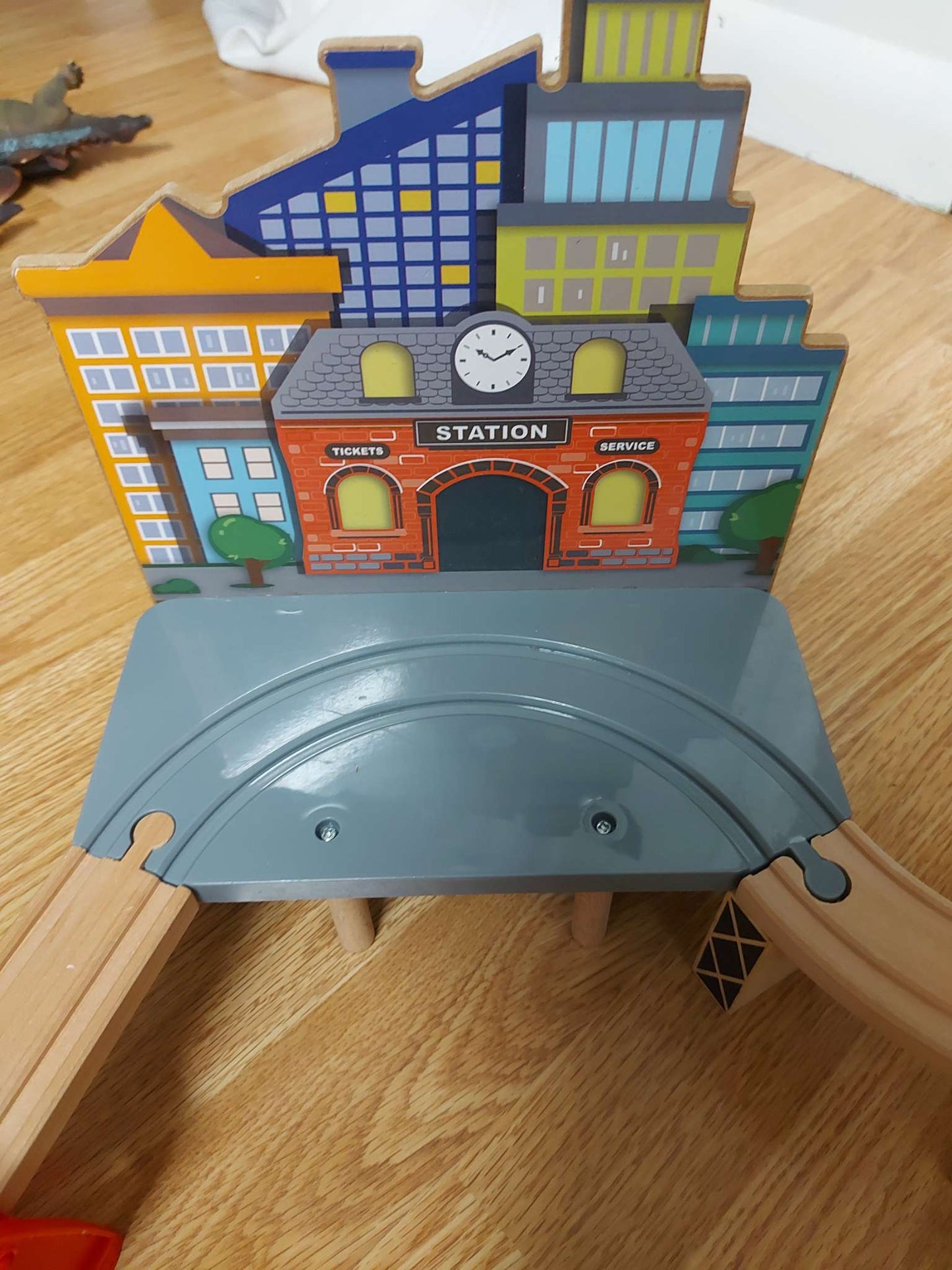 Wooden train set