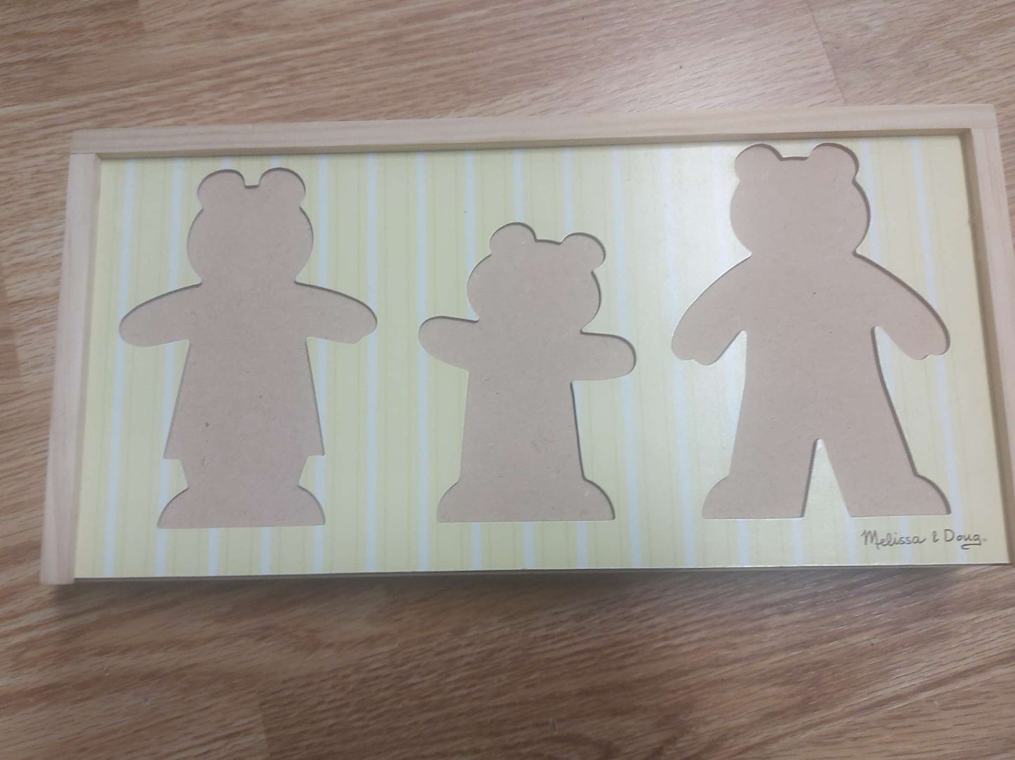 Melissa & Doug Wooden Dress-up Puzzle - Bear Family