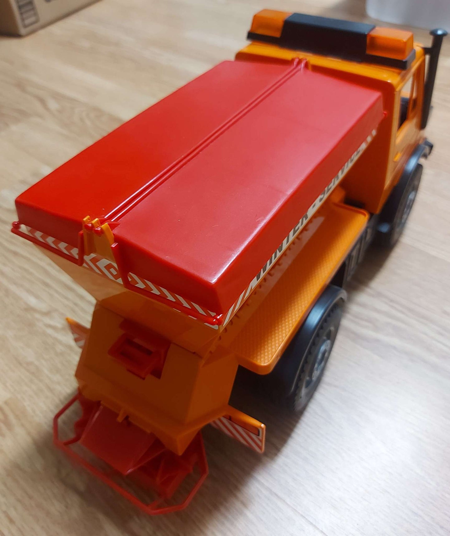 Orange Plow Truck