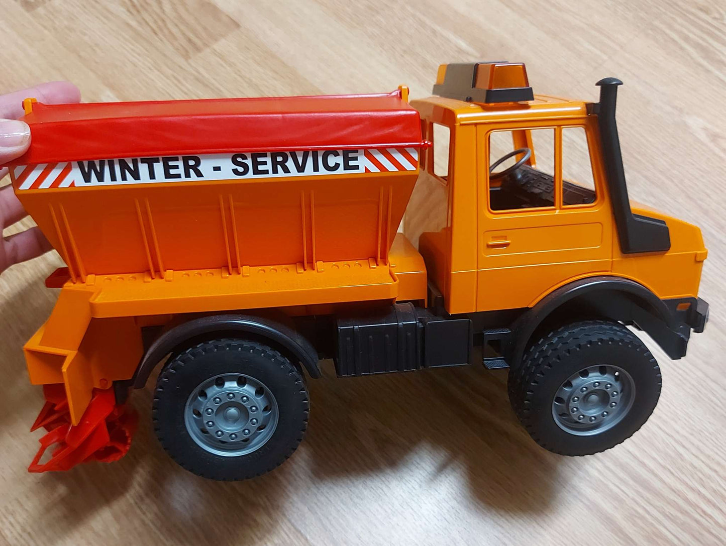 Orange Plow Truck