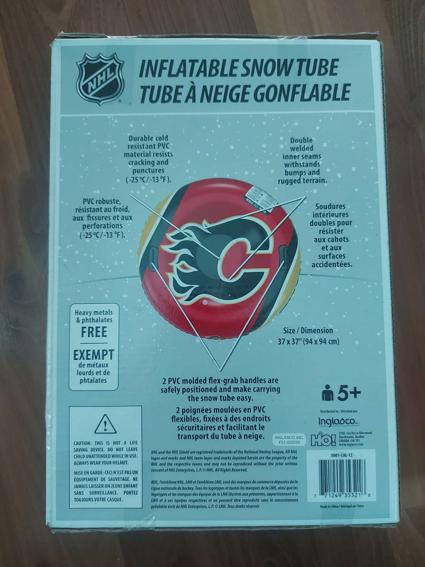 Calgary Flames Inflatable Snow Tube