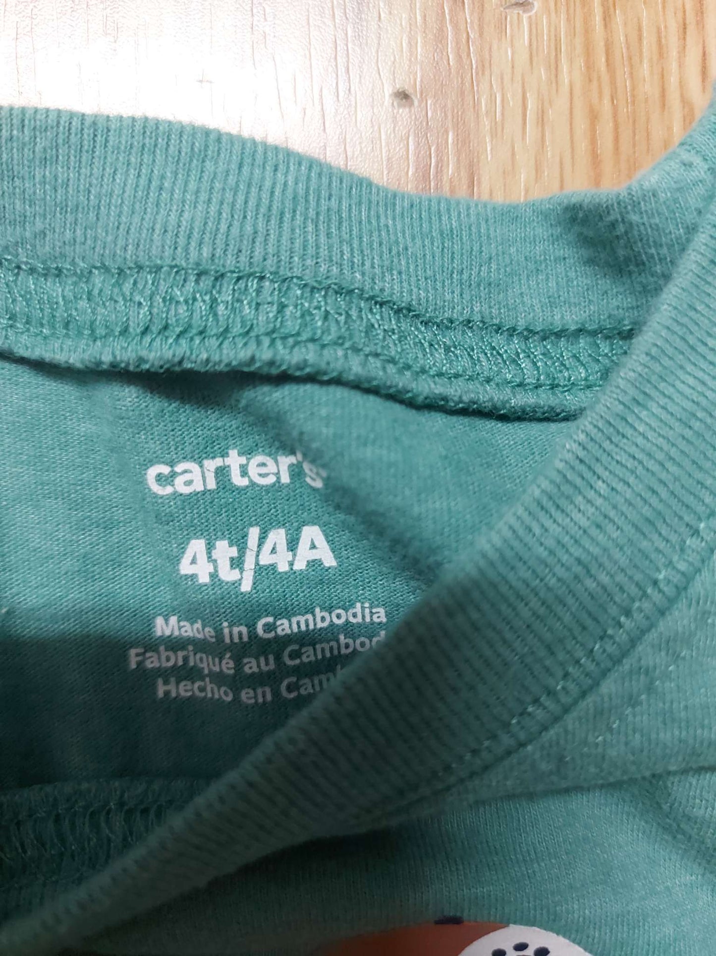 2 Carter's long sleeves tshirts - size 4T, Kids 4/4T