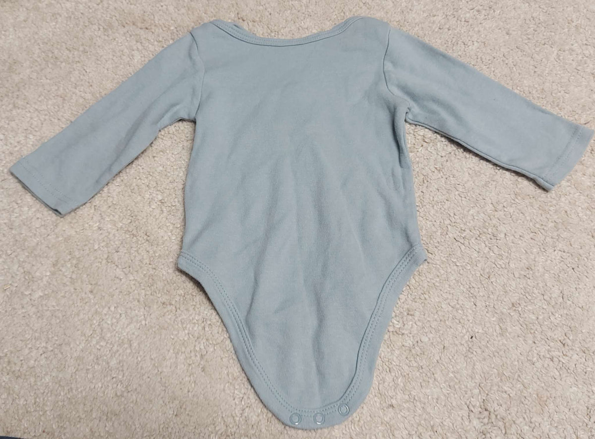 Lot of 2 long sleeve onesies - Size 6-9M, Kids 9 Month (6-9M)