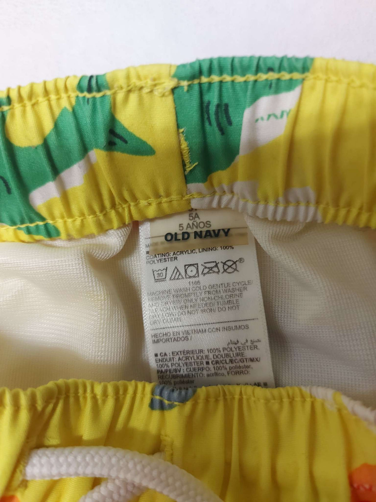 Lot of 2 boy swim trunks - Size 5, Kids 5/5T