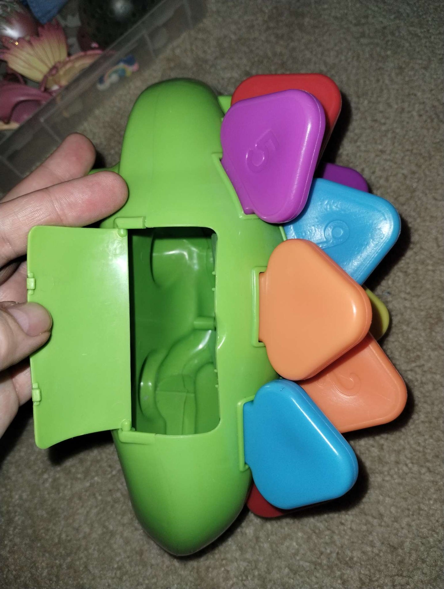 Dinosaur number toy