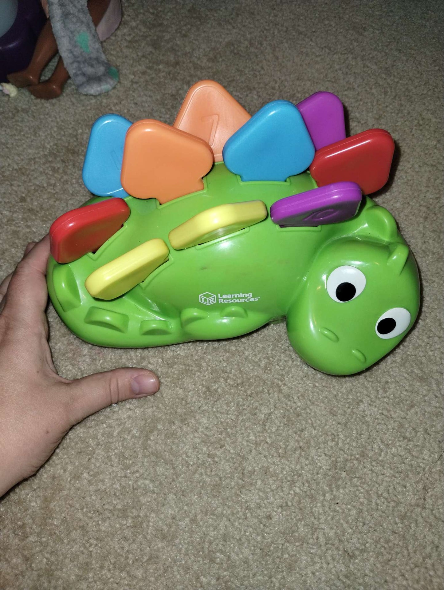 Dinosaur number toy
