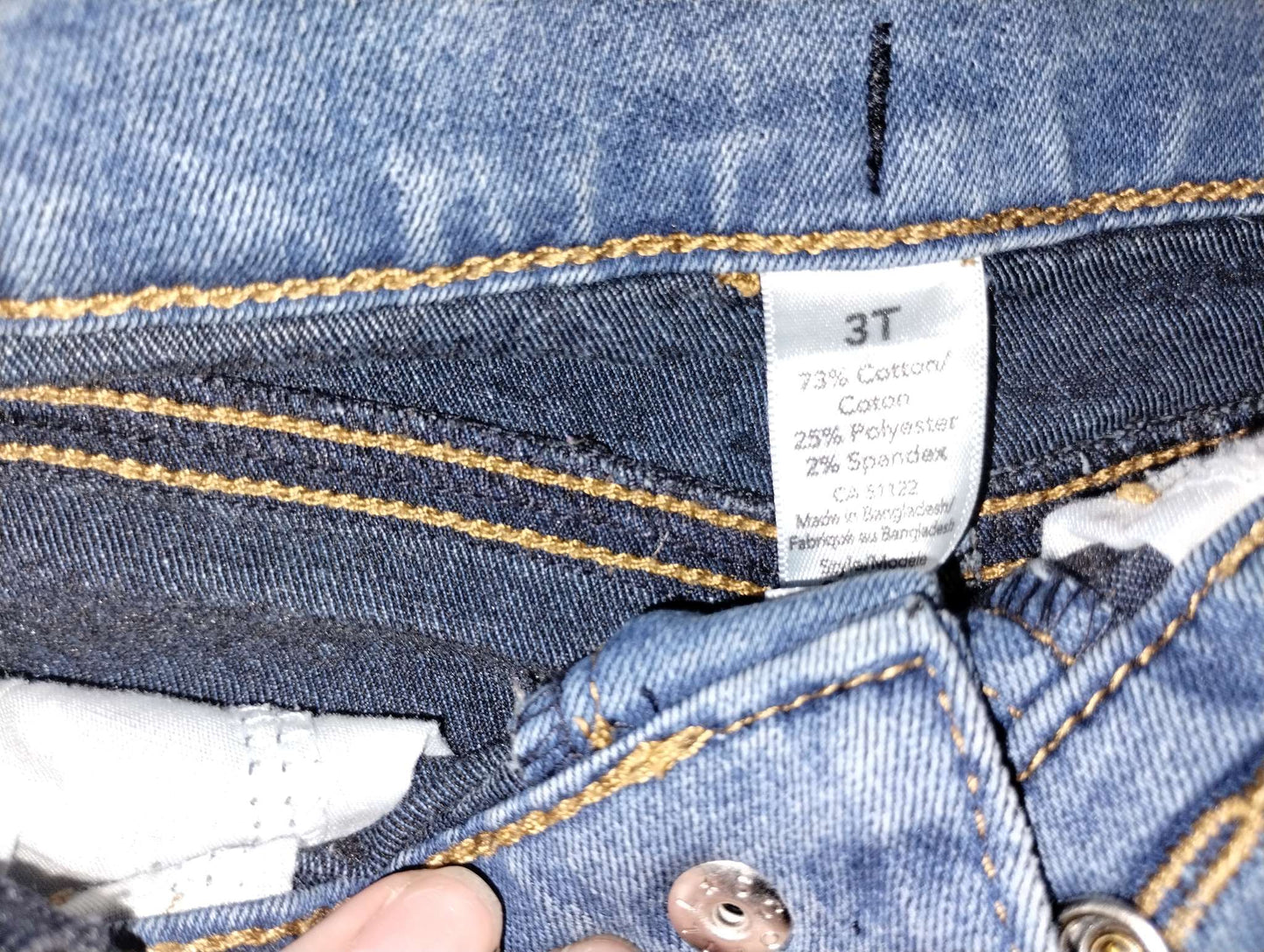 3T jean jacket and jean shorts, Kids 3T