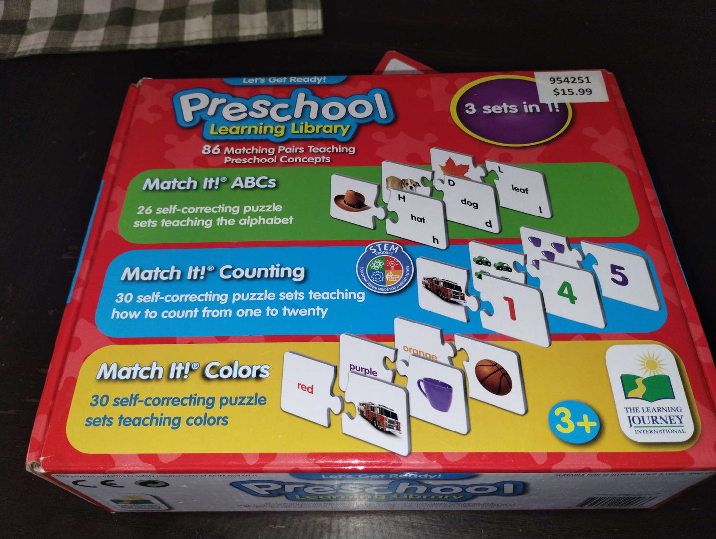 Preschool matching cards (retails for $15+)