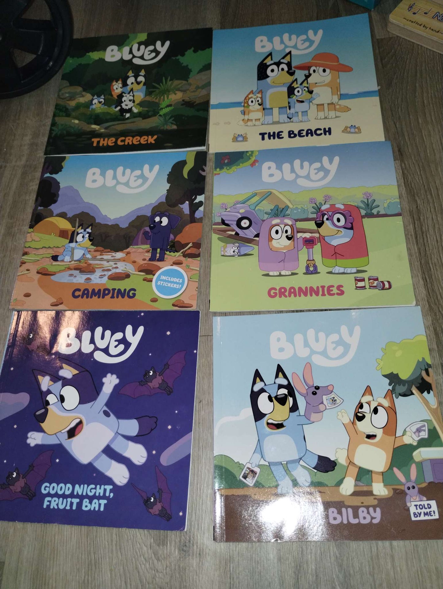 Bluey soft cover books