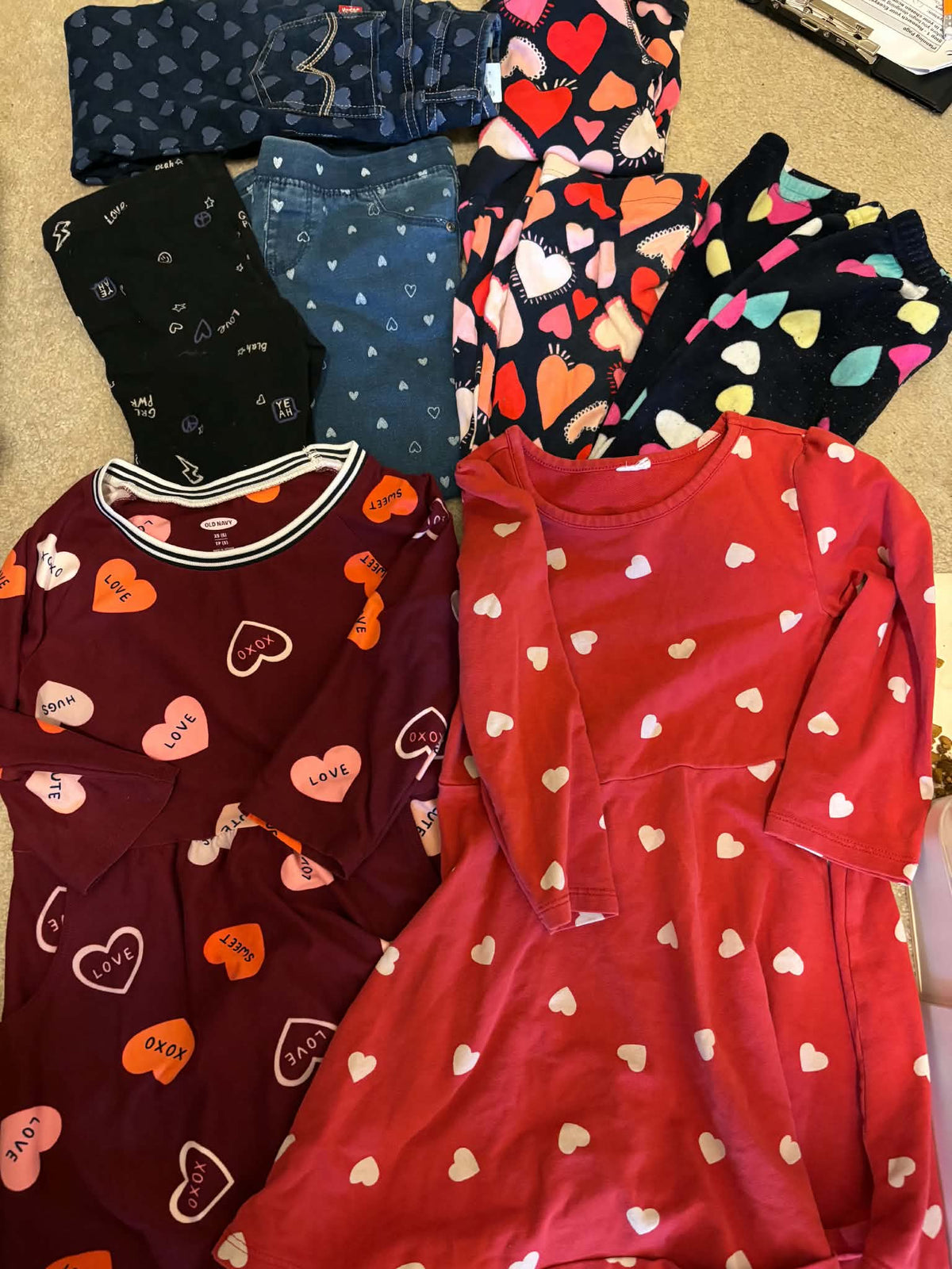 Heart/Valentine's Day clothing , Kids 5/5T